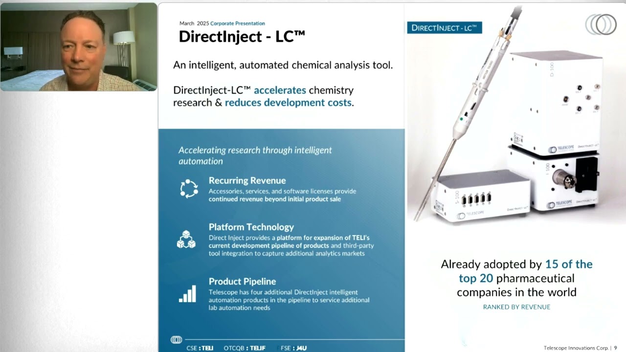 Telescope Innovations Corp. (OTCQB: TELIF | CSE: TELI): Virtual Investor Conferences