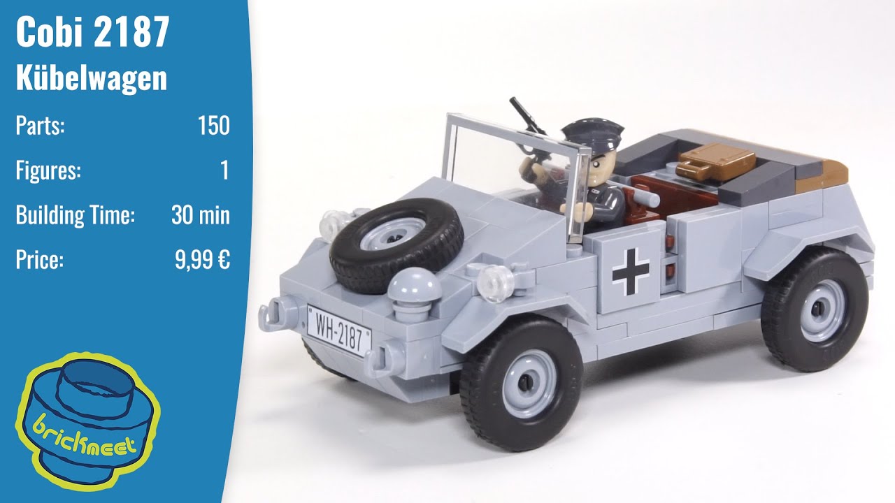 COBI 2187 Typ 82 Kübelwagen - Speed Build Review