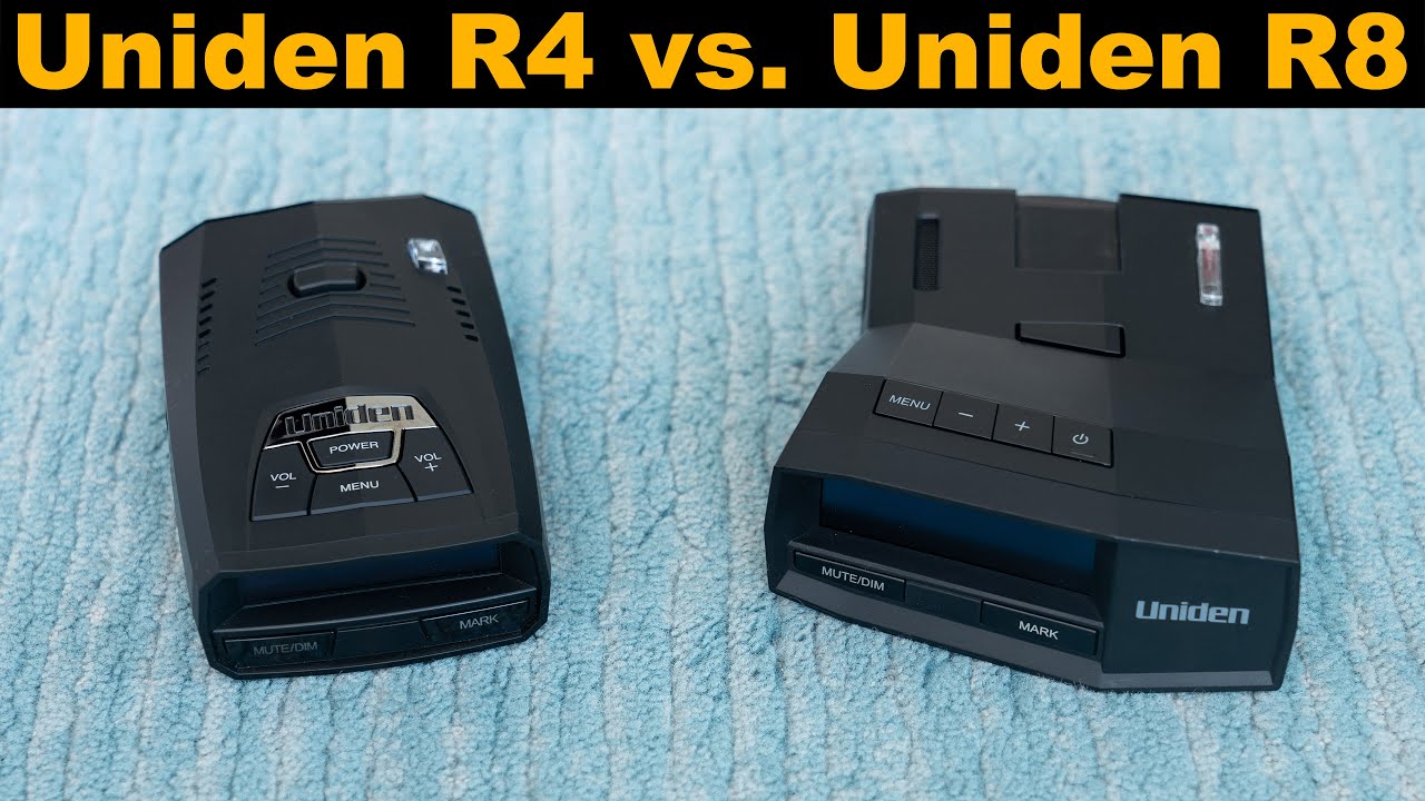 Uniden R4 против Uniden R8: прямое сравнение