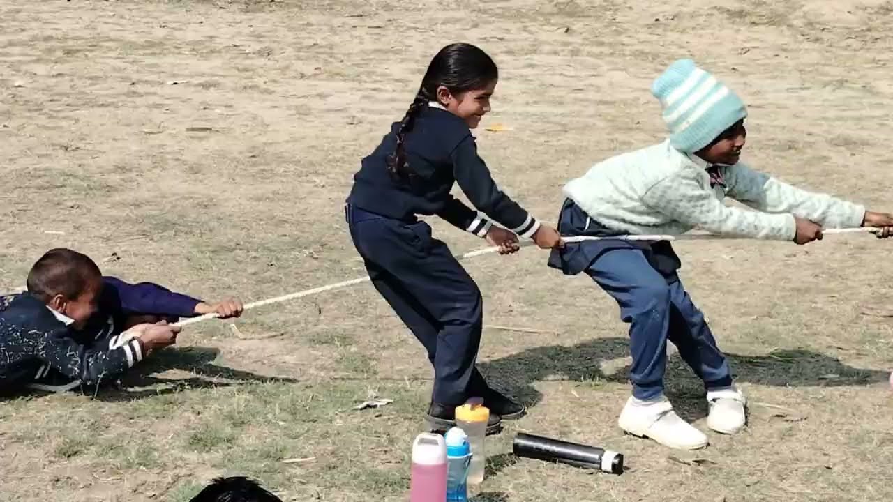 Game activity rope pulling 💪 🎯