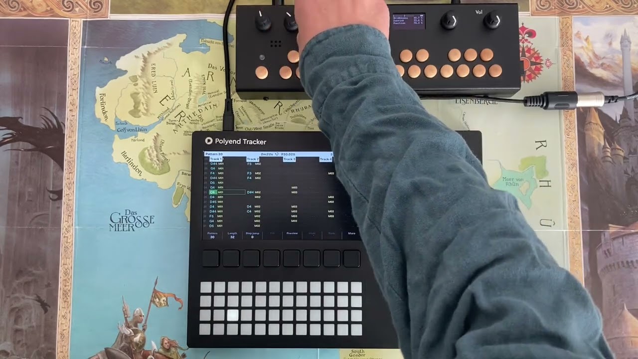 Organelle S + Polyend Tracker - Berlin School/Dungeon Synth Performance - Gwaihir