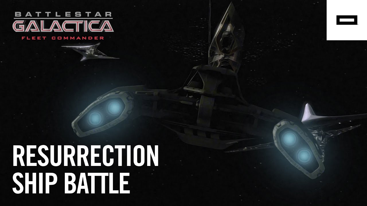 Battlestar Galactica: Fleet Commander — Resurrection Ship Battle