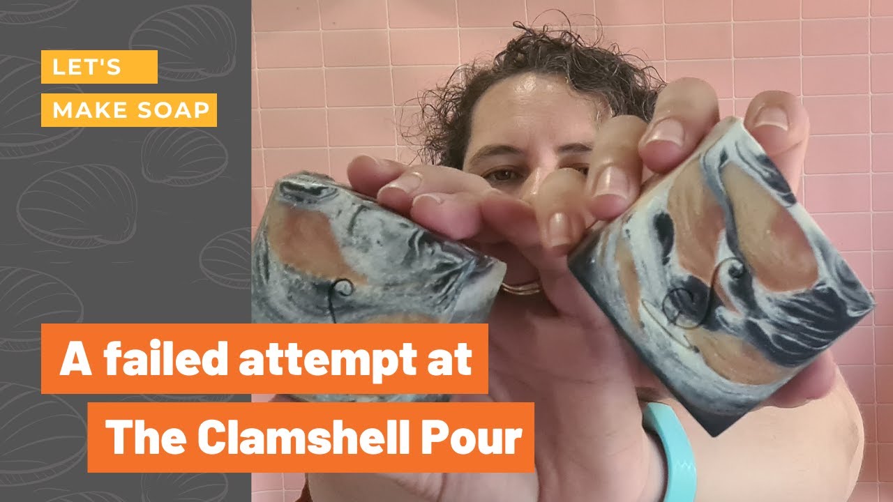 The soap technique I just can't do!  The Clamshell Pour!  A Patron design
