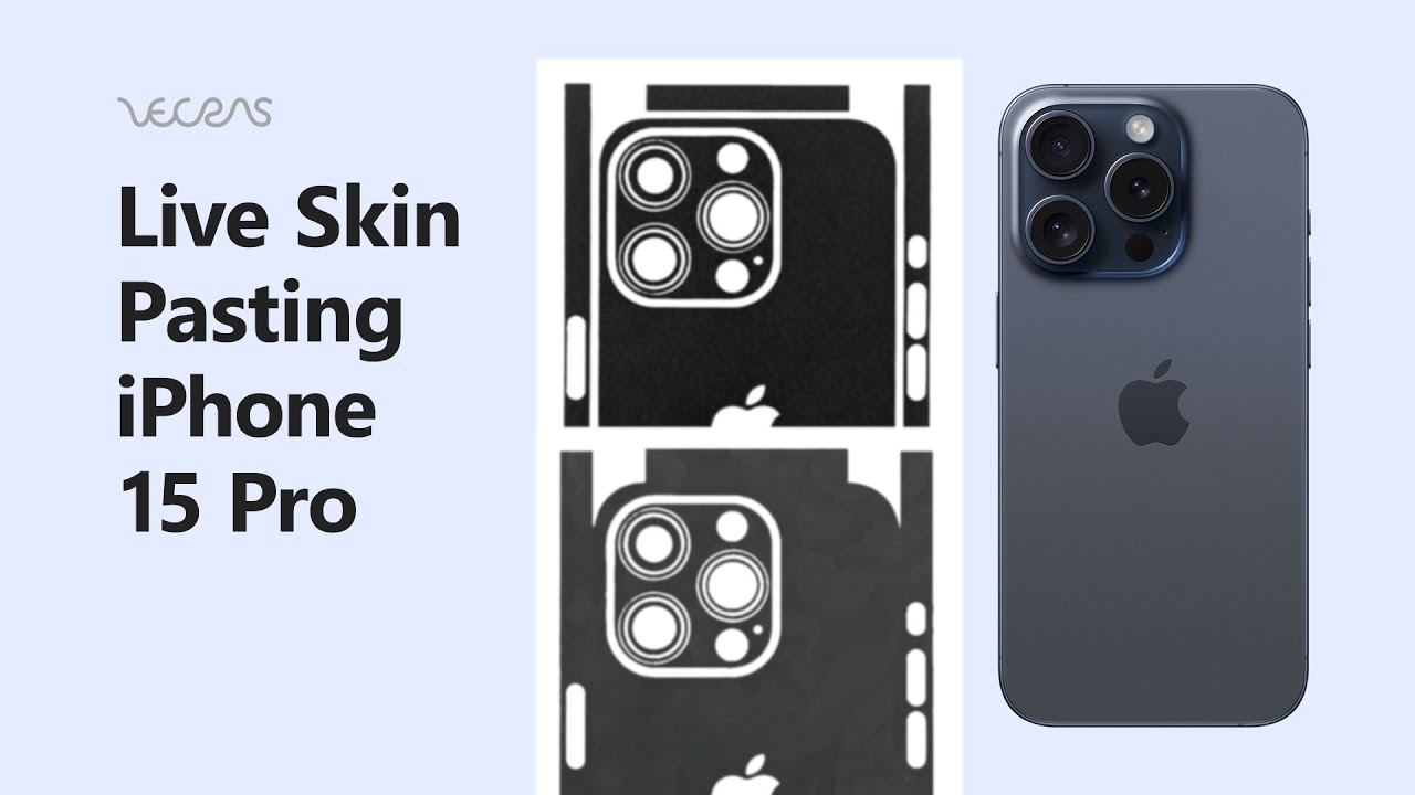 How to Apply Skin on Apple iPhone 15 Pro | VecRas