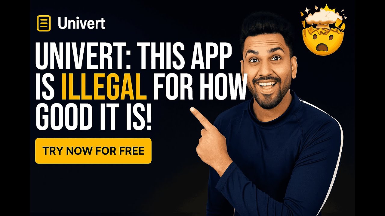 Univert: This App Is ILLEGAL For How Good It Is 🤯 (And It’s FREE) | #Entertainment #Univert #Website
