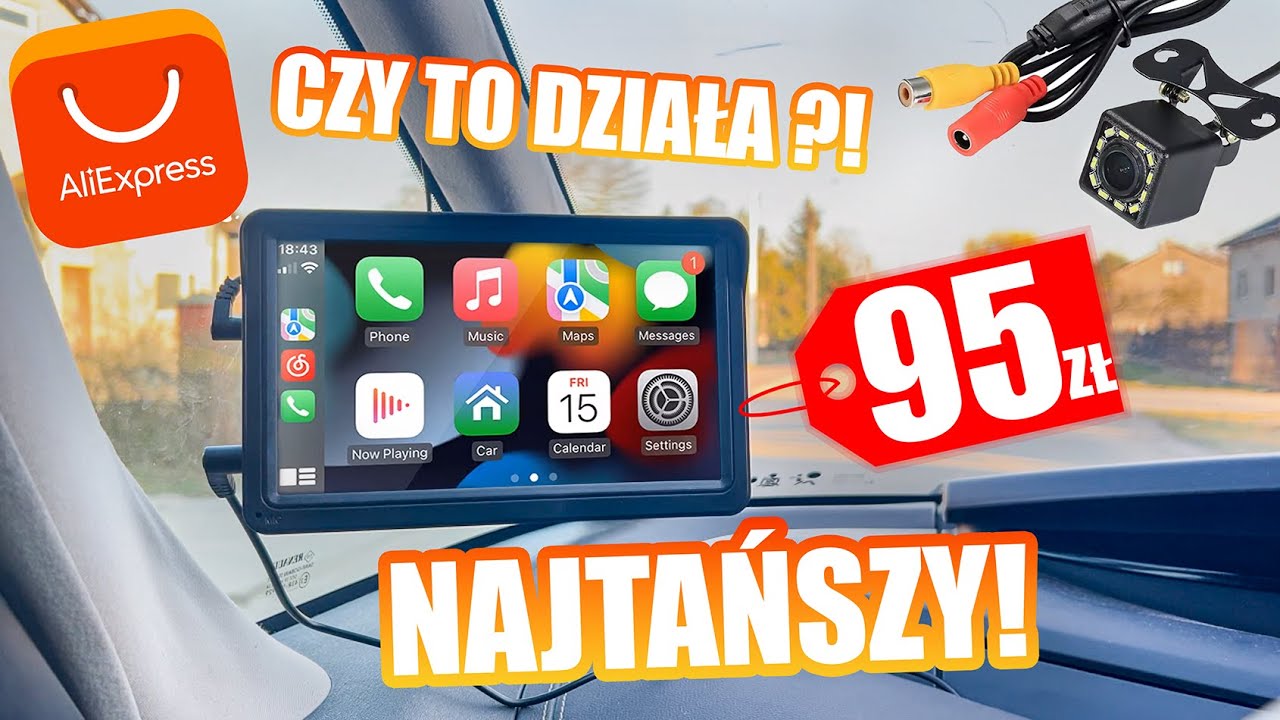 Testuję Najtańszy Car Play z Kamerą z AliExpress!