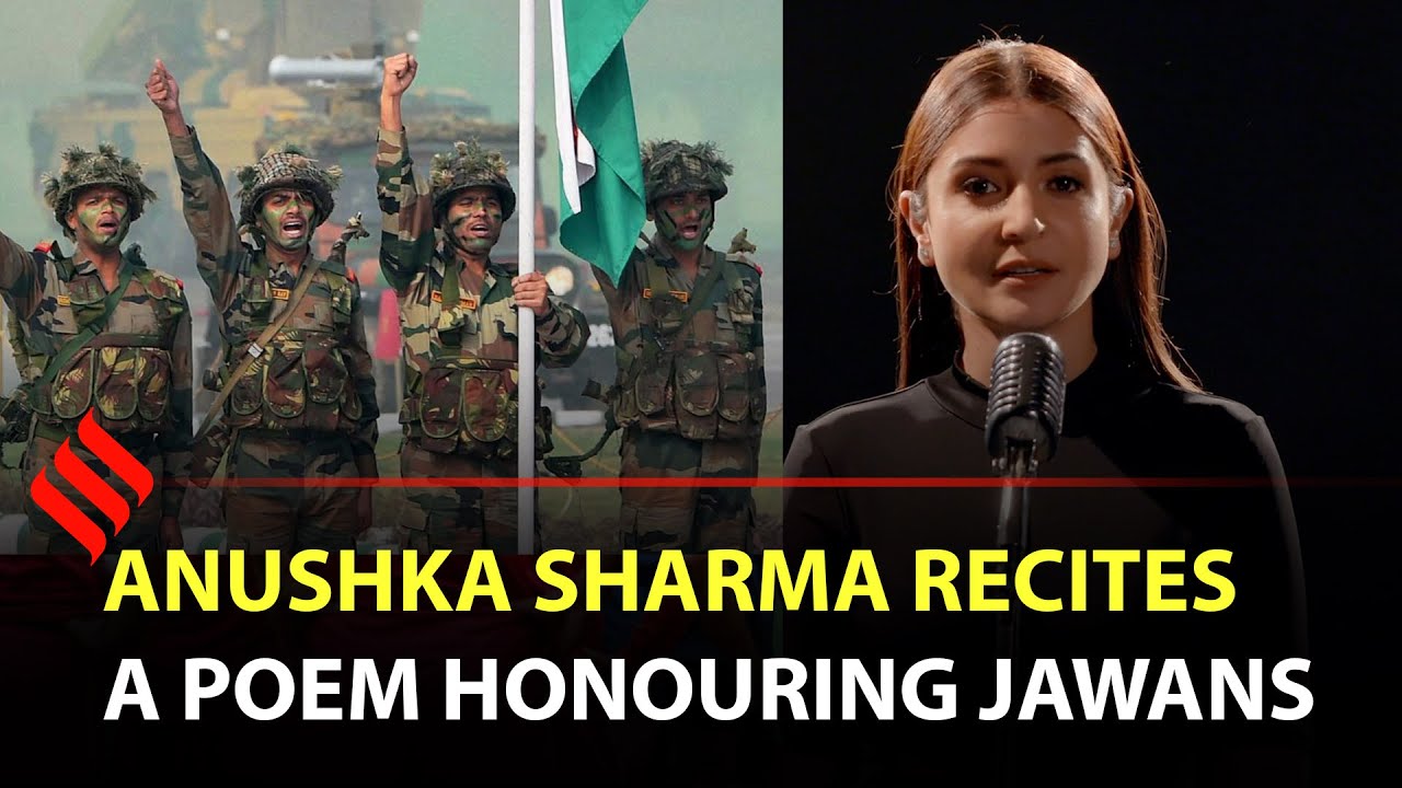 Anushka Sharma Recites a Poem Honouring Jawans | Indian Army | Indian Navy | Indian Air Force