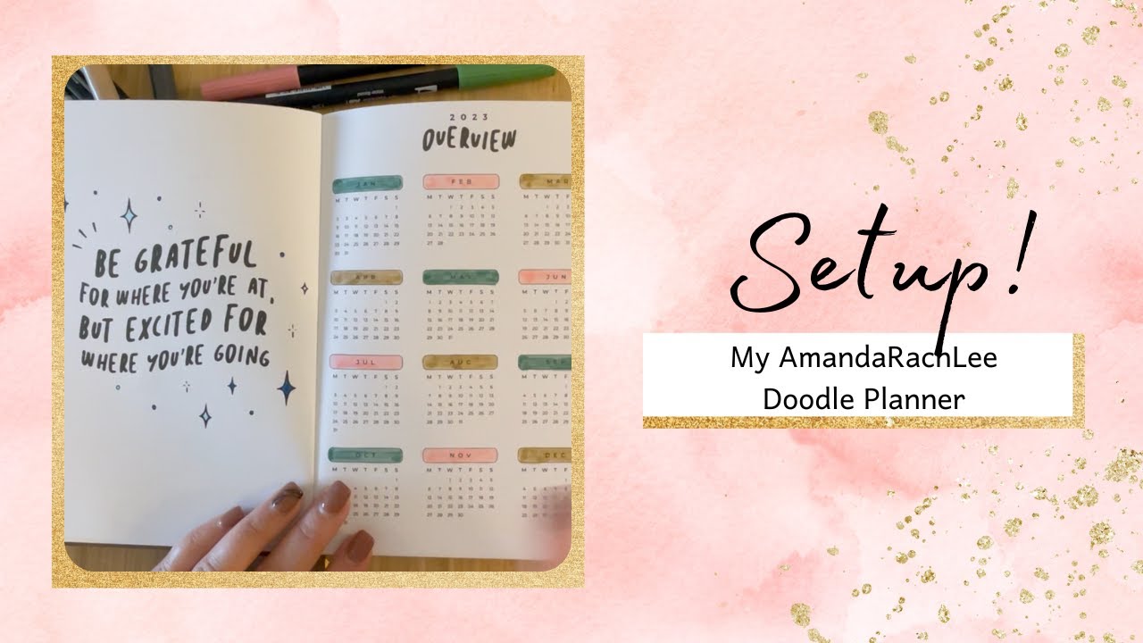 Setup My AmandaRachLee Doodle Planner With Me!!