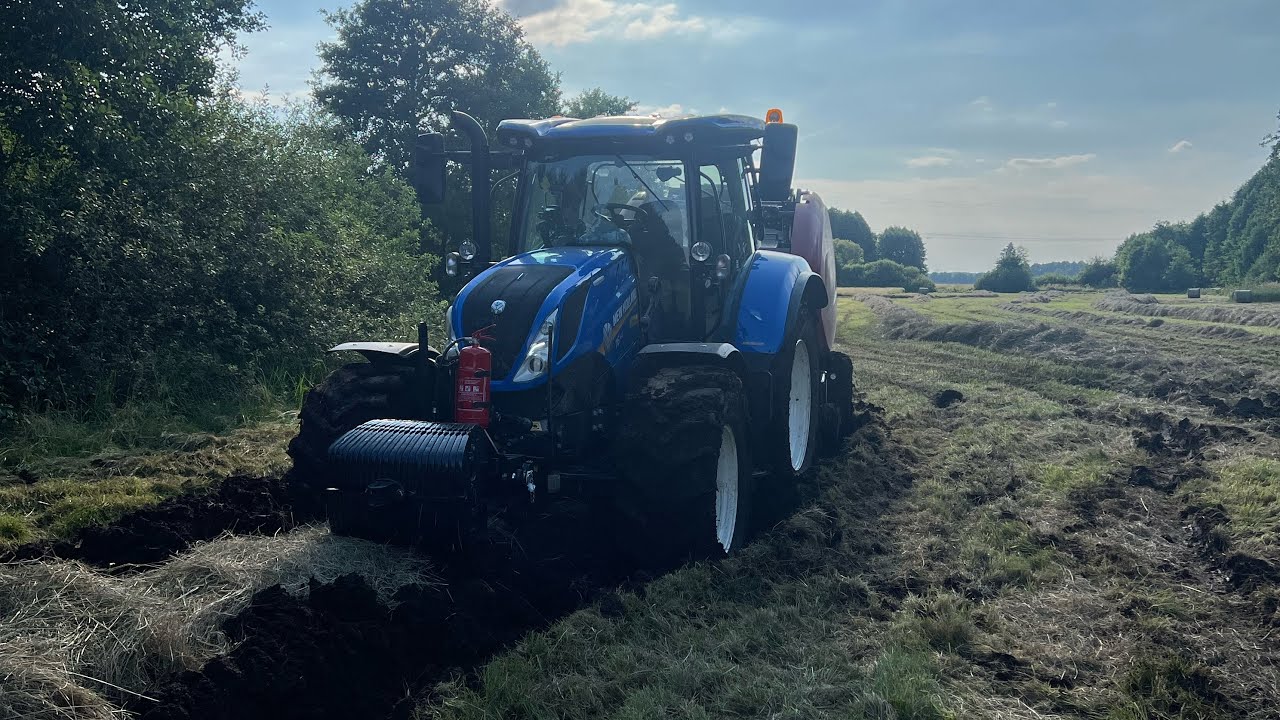 Zakopany New Holland T6.160DCT + Kverneland 6716 | P.T Agro
