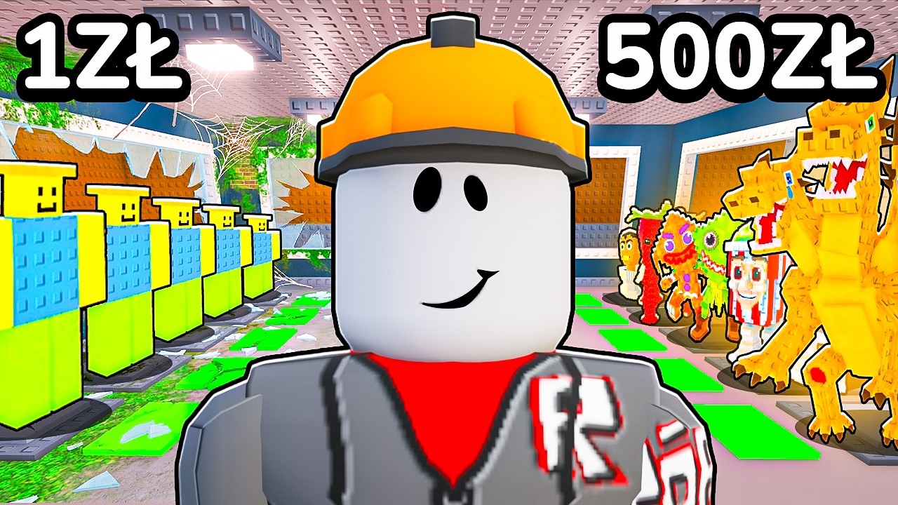 KONTA za 1ZŁ vs 500ZŁ w Steal a Brainrot Roblox