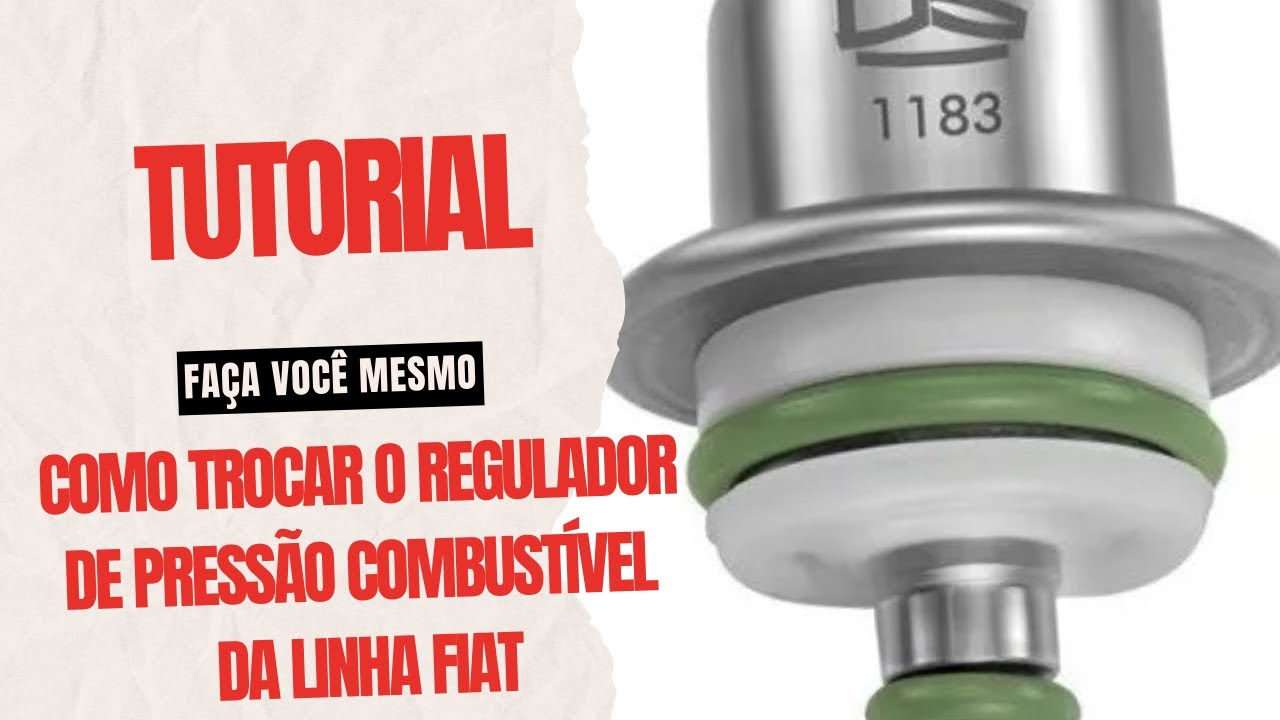EP 163 - Tutorial como trocar o regulador de pressão de combustível da linha Fiat