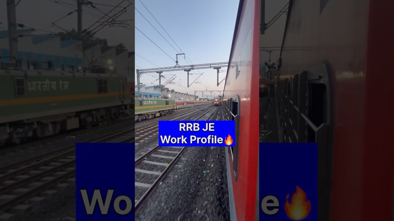 Junior Engineer Work in Railway🔥