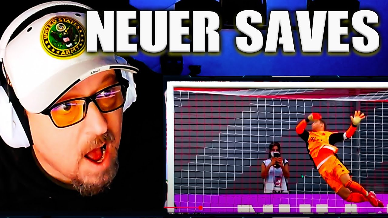American Reacts to Manuel Neuer ⚽ Impossible Saves in Football