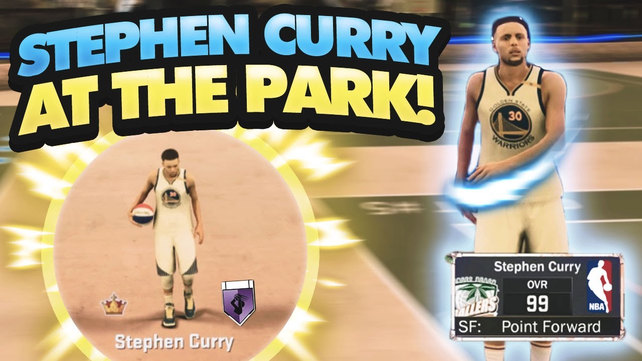 STEPHEN CURRY THE DRIBBLE GOD AT THE PARK! 99+ OVERALL 3 POINTER + CRAZY ANKLE BREAKERS! • NBA 2K17