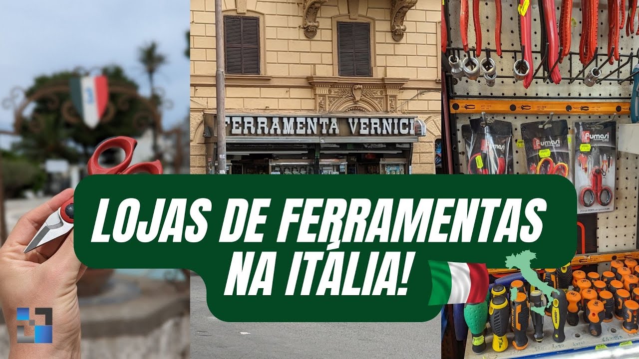 🇮🇹 LOJAS DE FERRAMENTAS NA ITALIA!