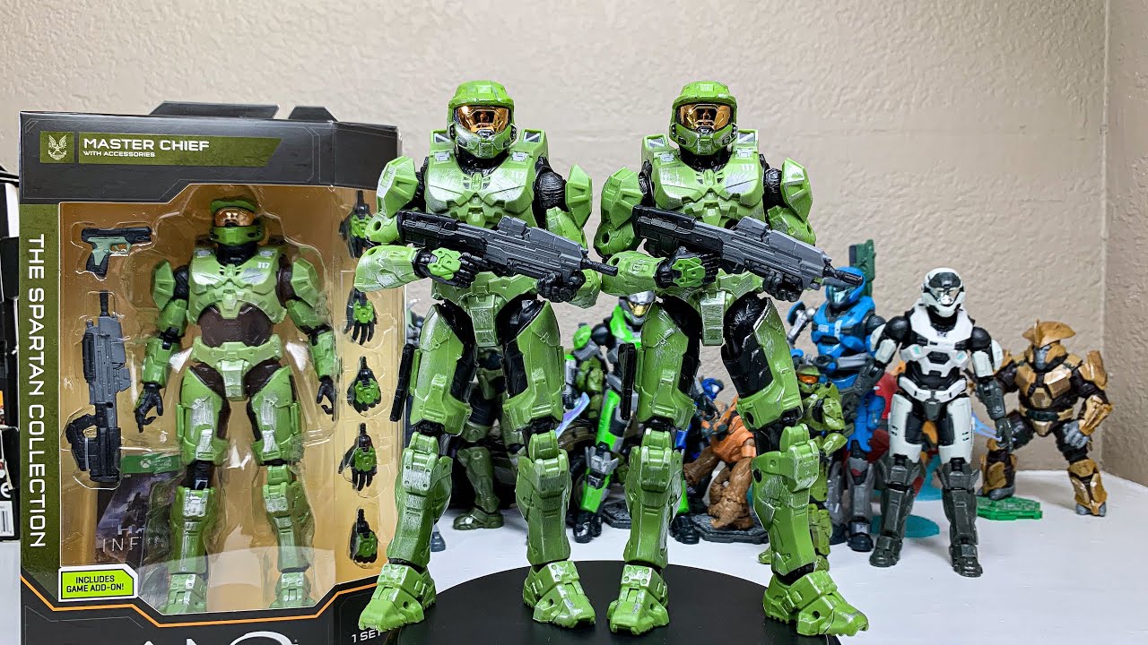 Master Chief The Spartan Collection Series 2, unboxing and Comparison to Series 1.