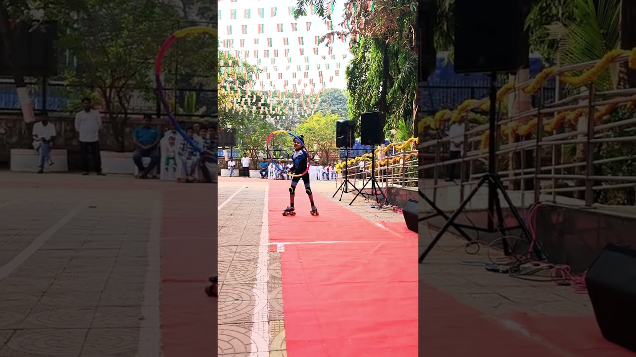 26 Jan 2026 GST BHAVAN Thane - Pari's performance  (Skating with ring & kathi) 
