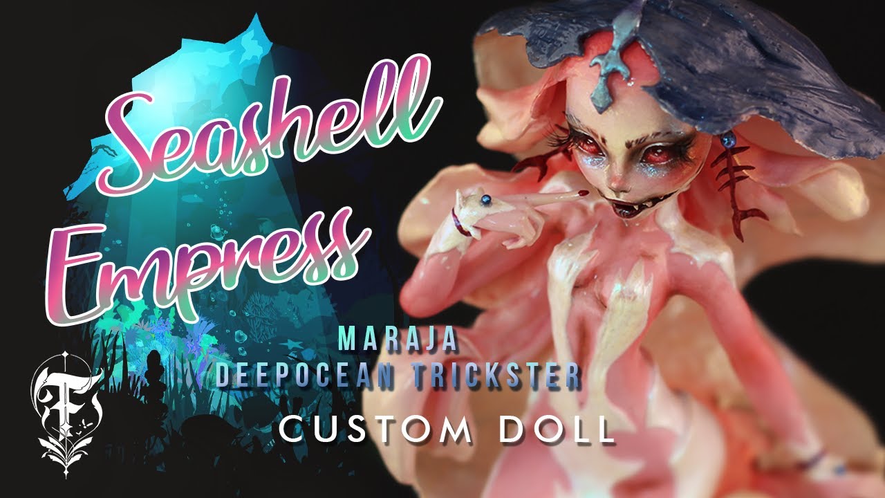 Seashell Empress! Maraja Deepocean Trickster• MH Repaint in Mermay style