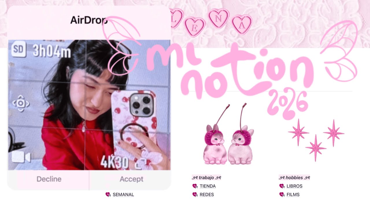 MI 🌸 NOTION | organización de mi tienda, registro de lecturas, hábitos, planning redes...