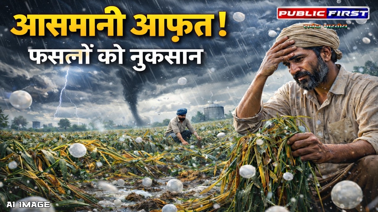 Ujjain Rain Update | February Rain Worries Farmers | Crop Damage Fear | Public First