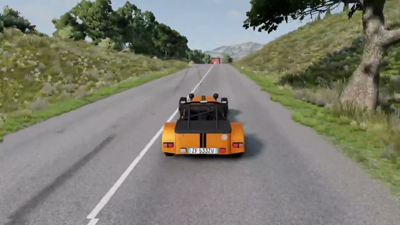 Ramp jump for contrainer #beamngdrive