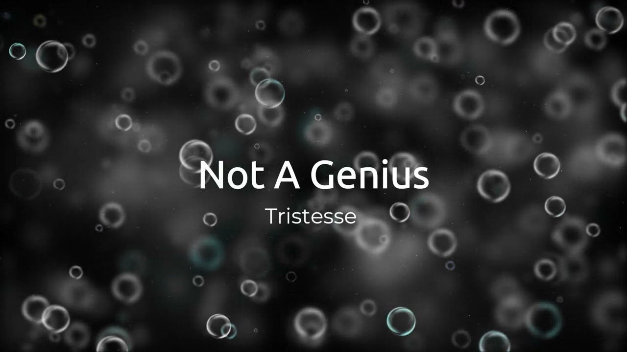 Not A Genius - Tristesse