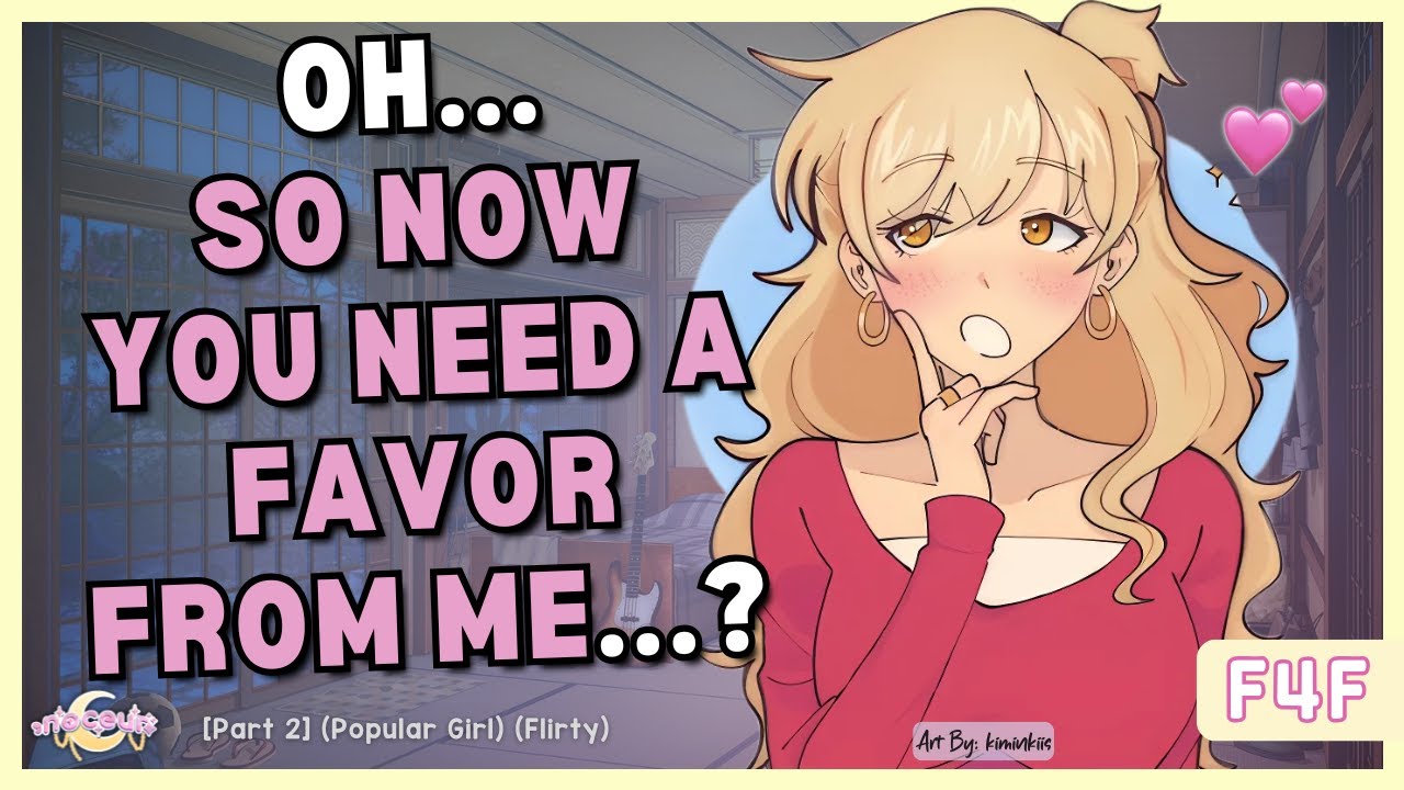 Asking The Popular Girl To Be Your Fake Date... 💗😳 (WLW) (Flirty)