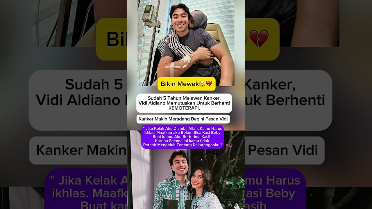 Pesan Haru Vidi Aldiano, untuk sang istri tercinta 🥹💔 #vidialdiano