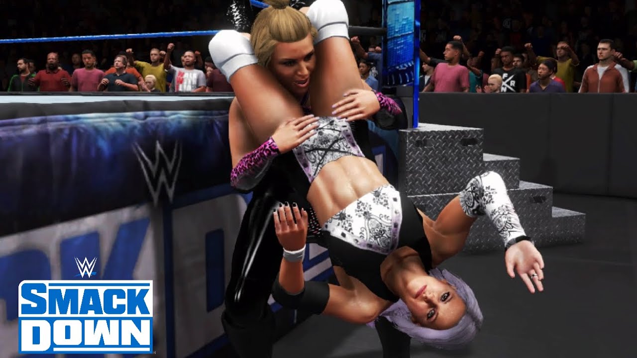WWE 2K20 SMACKDOWN CANDICE LERAE VS NATALYA