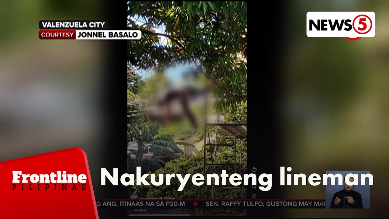 Lineman, lapnos ang katawan matapos sumabit sa live wire | Frontline Pilipinas