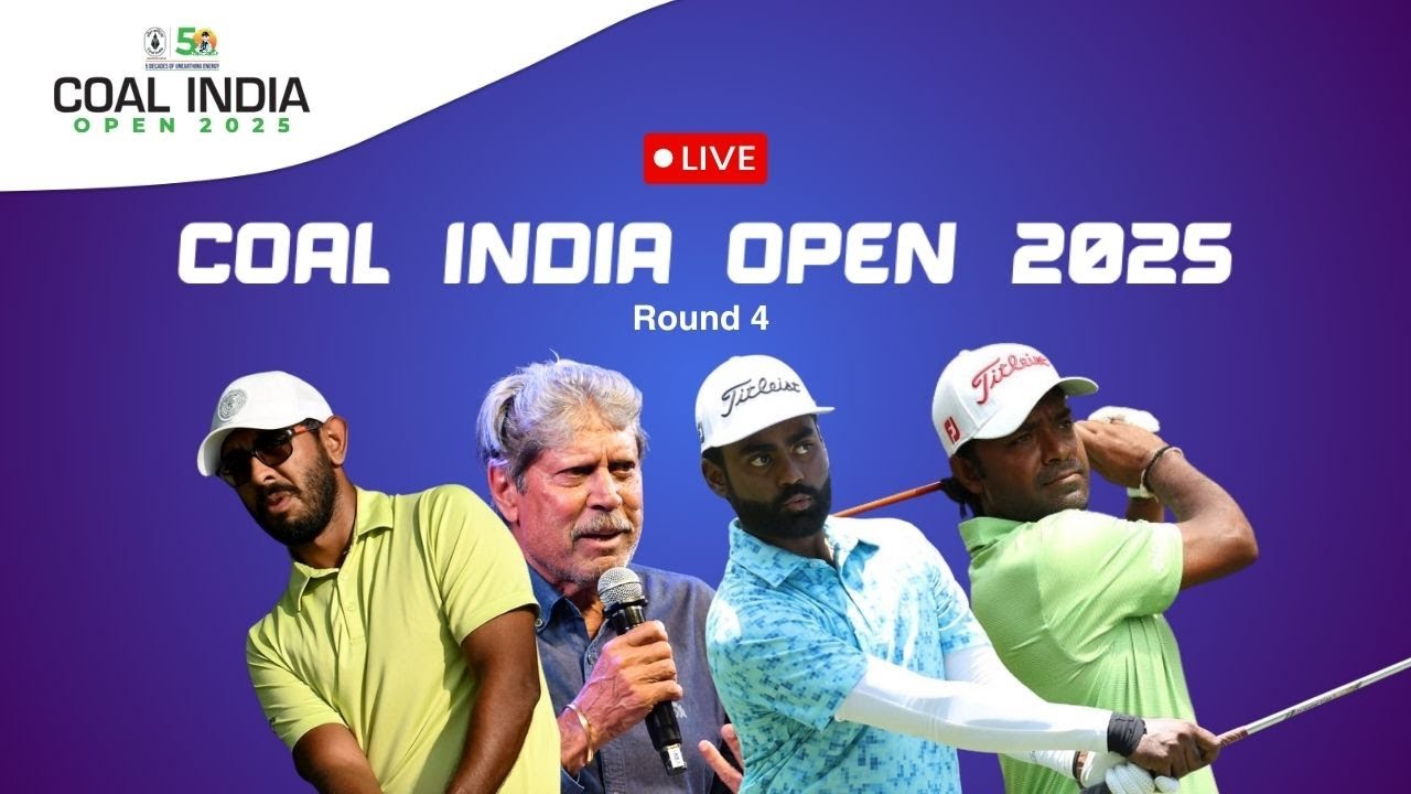 Coal India Open 2025- Round 4 Live Telecast | Kensville Golf and Country Club | PGTI | Golf In India
