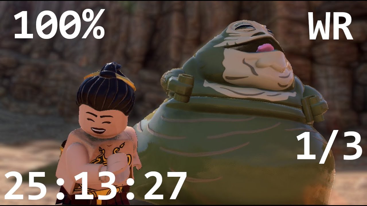 [WR] LEGO Star Wars: The Skywalker Saga 100% Speedrun in 25:13:27 [1/3]