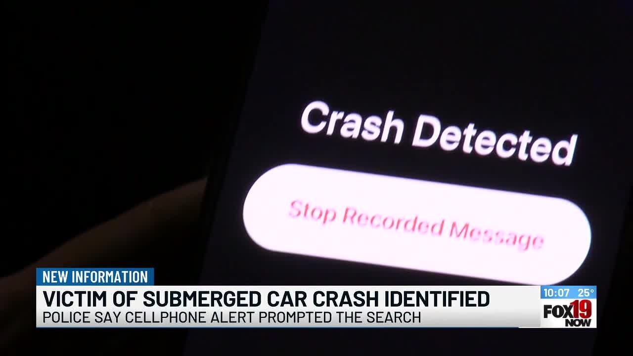 Victim of submerged car crash identified