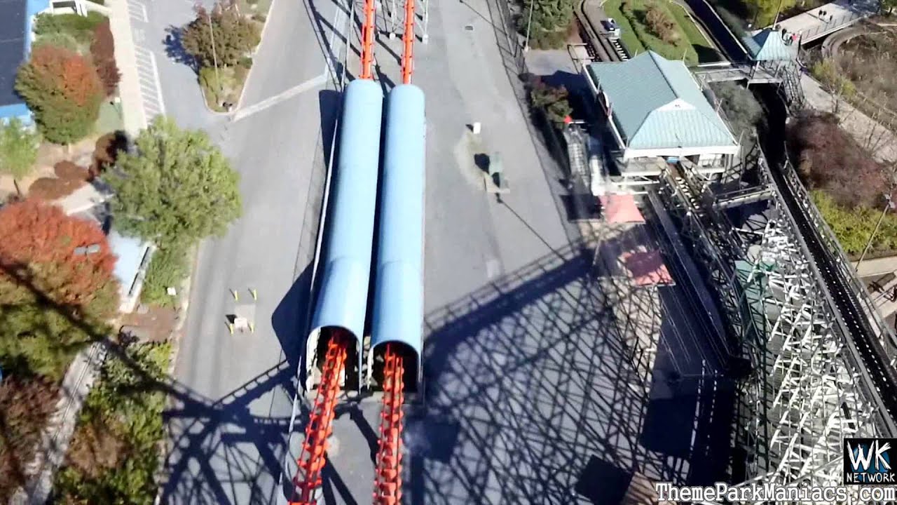 Dorney Park: Steel Force on Ride Front ROW POV