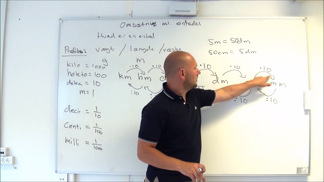 Omsætning mellem enheder - Matematik FED