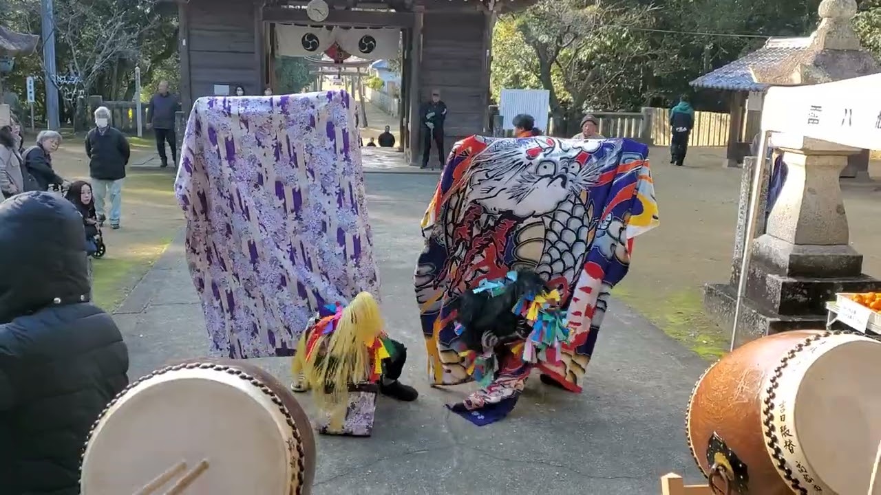 2026年雷八幡宮尾獅子🎍元旦🎍
