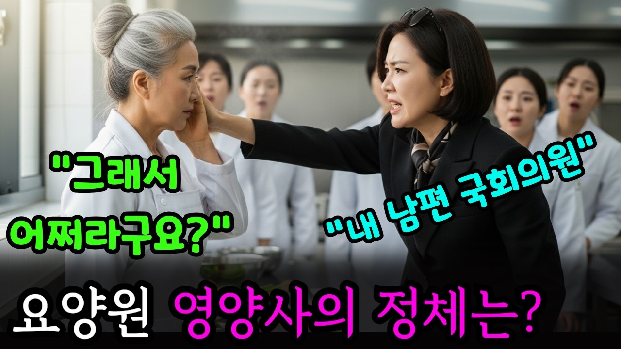 “내 남편이 누군줄 알아? 국회의원이야!” “그래서 어쩌라고요?” 내 뺨 때린 국회의원 사모님, 요양원 영양사의정체 이 재단 이사장인 건 몰랐지?ㅣ노후사연ㅣ시니어사연ㅣ라디오사연ㅣ