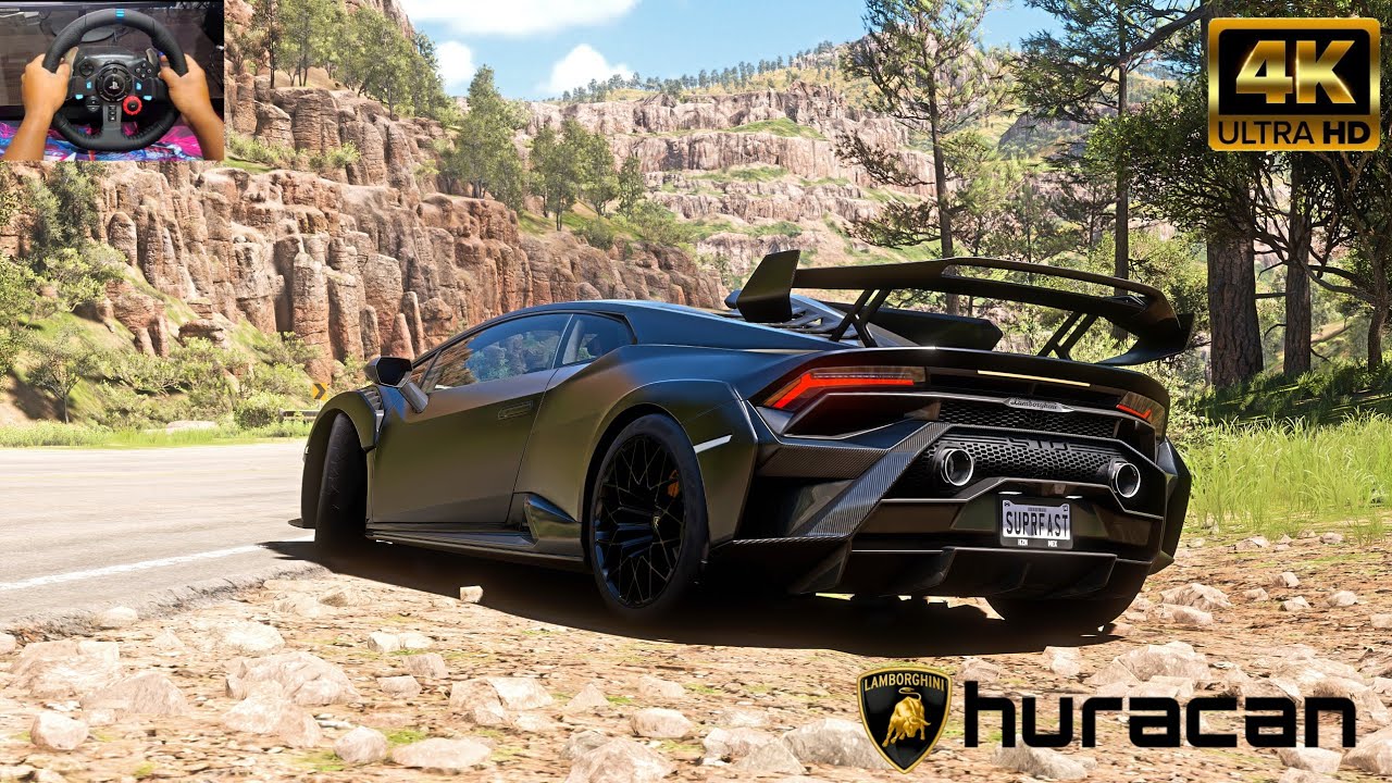Lamborghini Huracán STO (631 HP) | Forza Horizon 5 | Logitech Gg29 Gameplay |