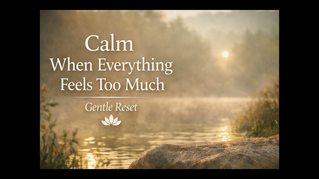 Calm When Everything Feels Too Much | Gentle Reset Meditation