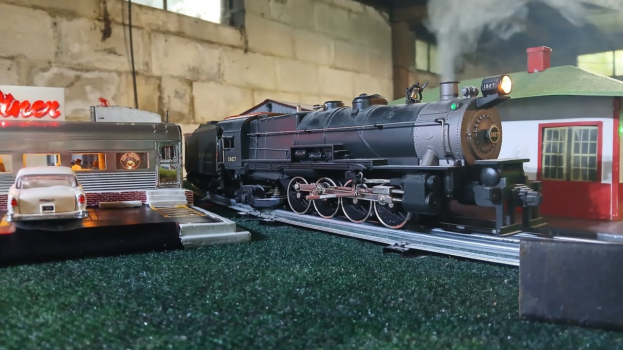MTH RailKing 1627 hauling a loaded coal train