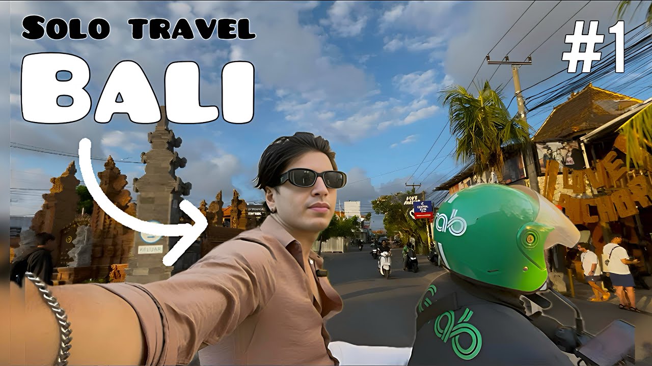 My Solo International Trip to Bali , Indonesia | Bali Series EP 01 | Canggu , Uluwatu , Nusa penida