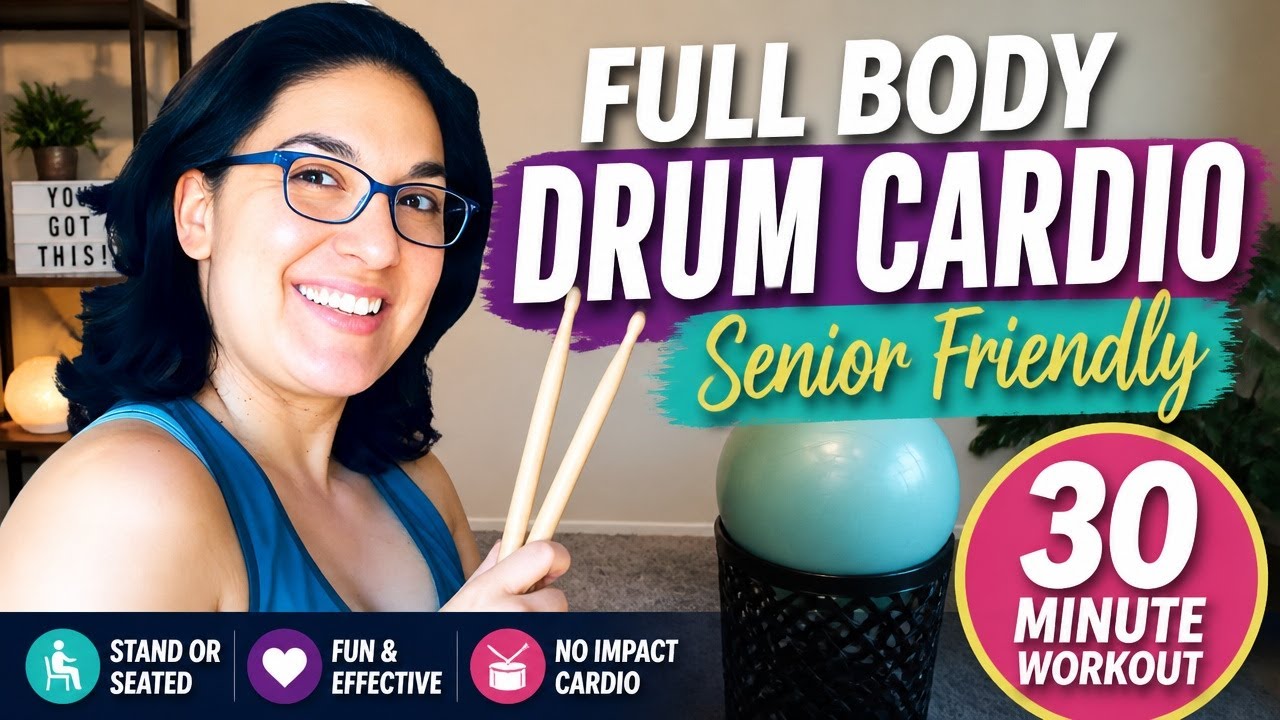 Boost Your Energy And Improve Coordination With This Cardio Drumming Workout