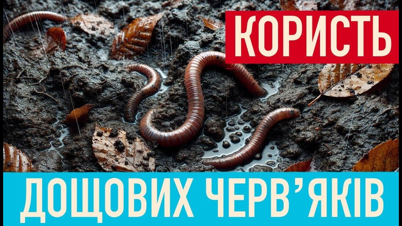 Дощові черв'яки: Секрет родючого ґрунту. Як залучити їх до грядок. Earthworms.