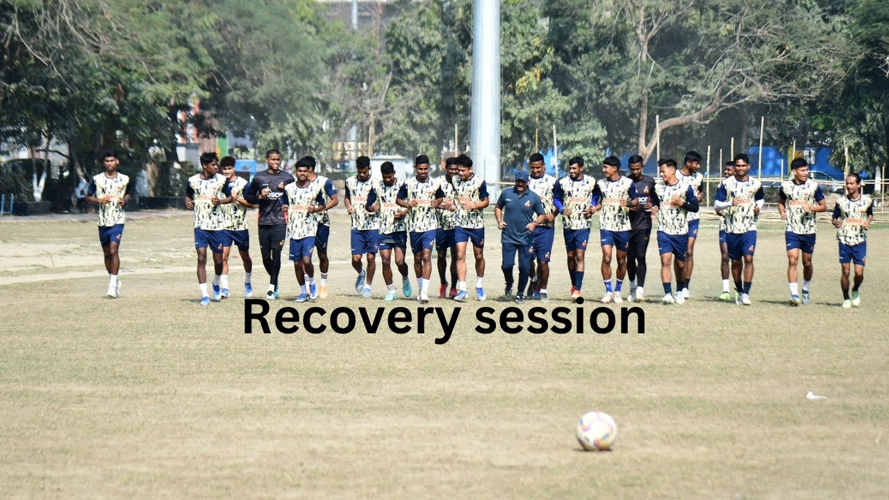 Recovery session// Santosh Trophy// Team West Bengal// Practice vlog// @MadanMandi03 // #football ￼