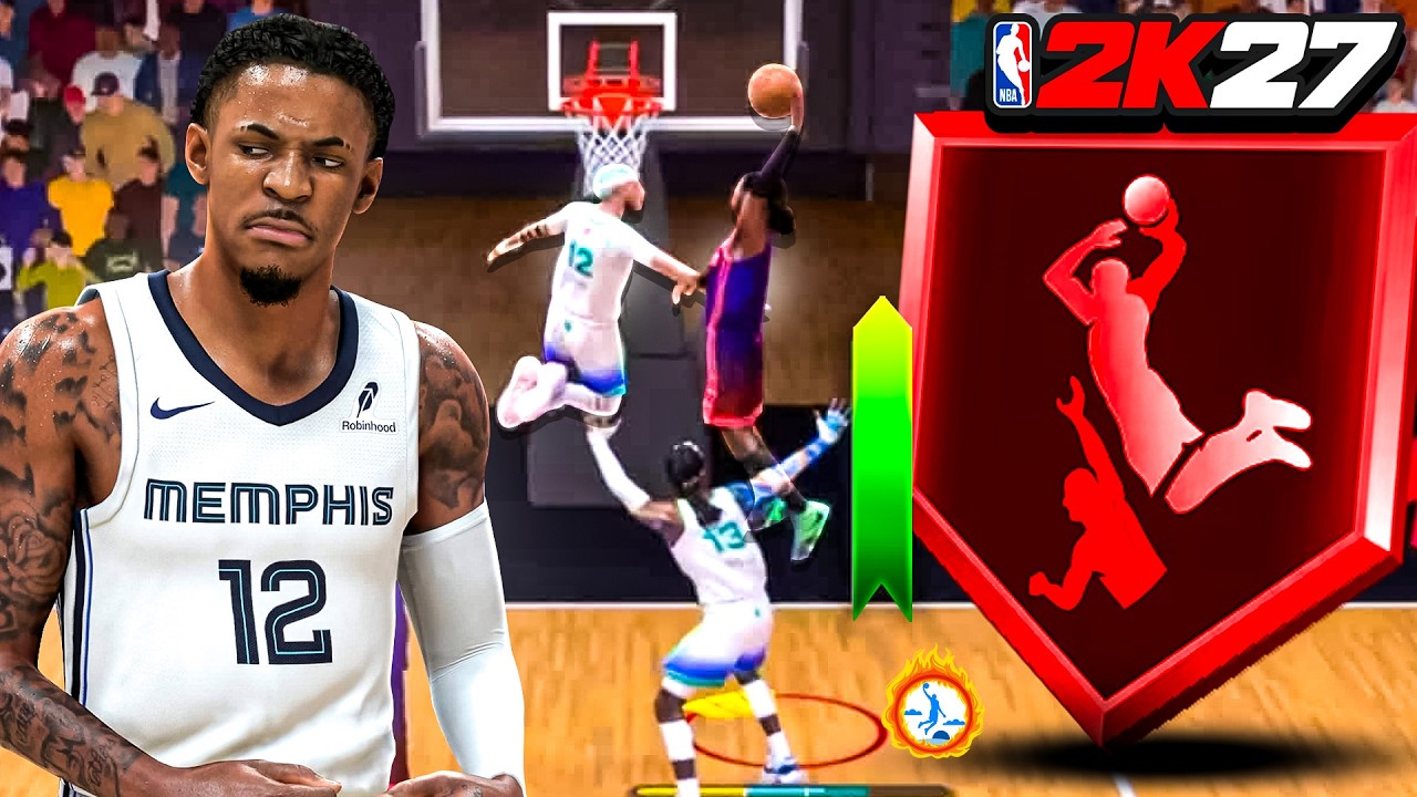This JA MORANT BUILD is a MENACE  in RANDOM REC on NBA 2K27! BEST GUARD BUILD