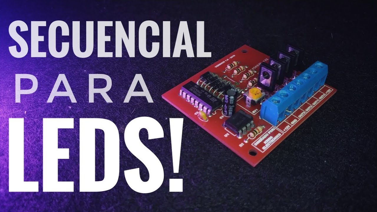 Secuencial de 4 Canales Muy Fácil de Hacer!