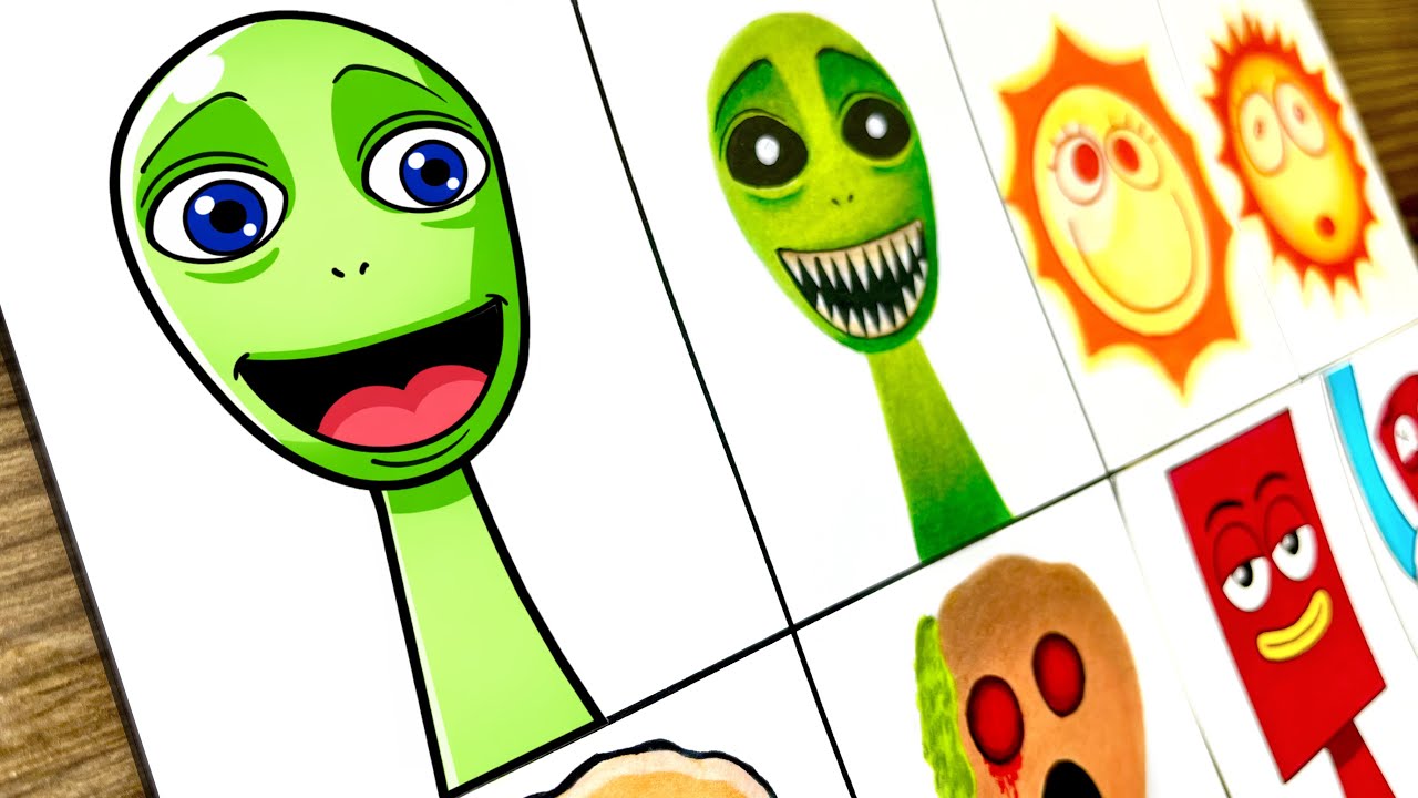 Drawing Incredibox Sprunki OC: Normal VS Horror / NEW My Sprunki OC Phase 