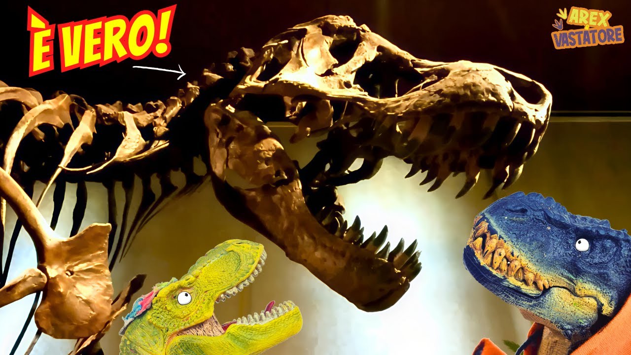 Arex e Vastatore visitano il MUSEO DI STORIA NATURALE di MILANO! 🦖🐚🦕