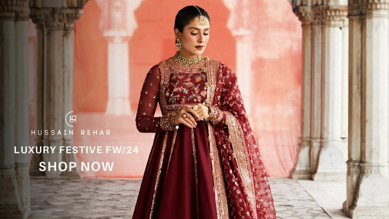 Hussain Rehar Luxury Festive FW/24 | Hussain Rehar Luxury Unstitched Collection 2024