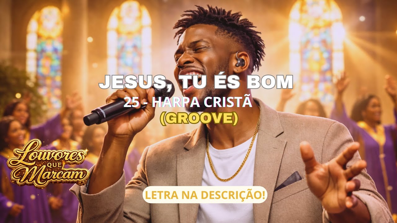 JESUS, TU ÉS BOM - GROOVE - 25 HARPA CRISTÃ 🎷